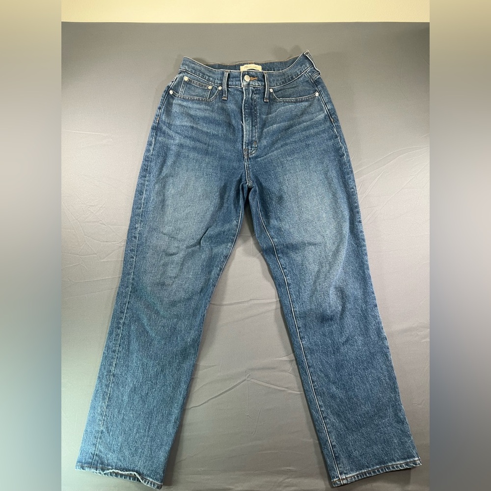 Madewell high-rise straight-leg jeans